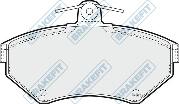 APEC BRAKING Bremžu uzliku kompl., Disku bremzes PD3114